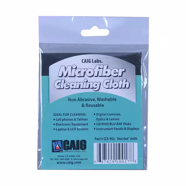 CCS-902 CAIG Laboratories, Inc.  Clean Room Treatments Cleaners Wipes